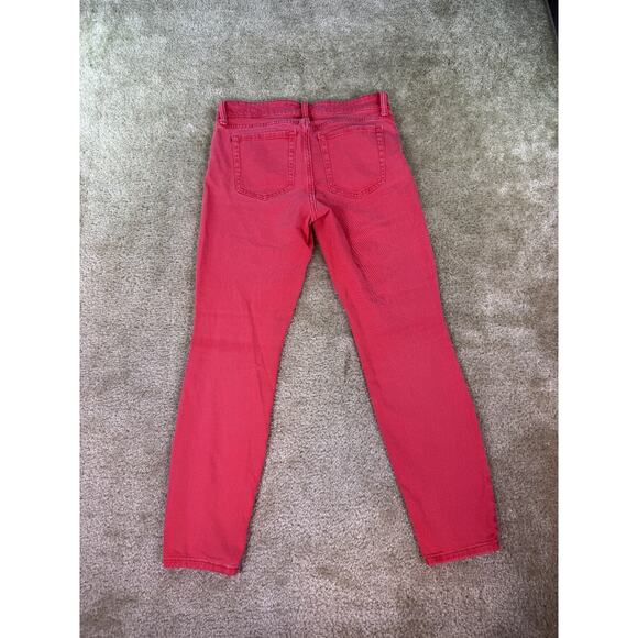 Gap Womens Jeans Size 6 28 R Skimmer Legging Pink Jean Stretch Denim Pants C516 - Picture 4 of 13